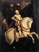 Franz Pforr St George and the Dragon oil